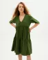 THINKING MU – Robe GARDEN GREEN HEMP FRESIA