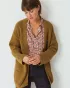 SKFK - Cardigan en coton bio ALESA - Olive