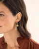 A Beautiful Story - Boucles d'oreilles Generous citrine Plaqué Or