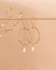 A Beautiful Story - Boucles d'oreilles Talent Quartz Rose Plaqué Or