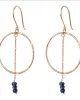 A Beautiful Story - Boucles d'oreilles Talent Lapis Lazuli Plaqué Or