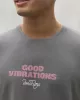 ECOALF - T-shirt VIBRATIONS - Gris