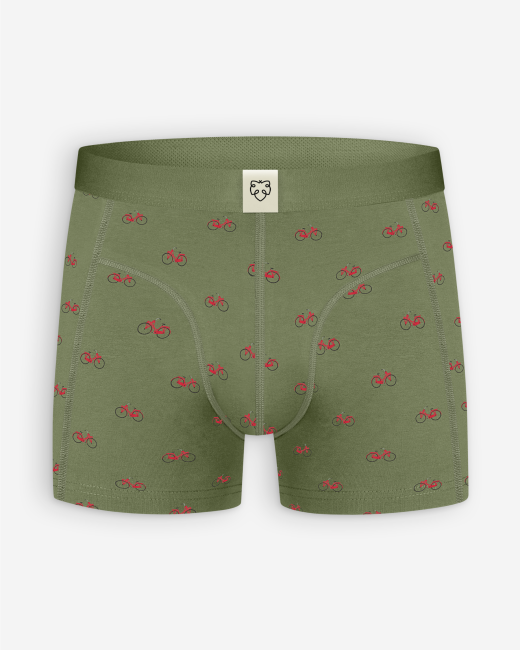 ADAM - Boxer Shorts GREEN BIKES