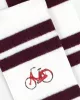 ADAM - Chaussettes BURGUNDY BIKE