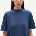 Aidin hemp blue thick T-shirt