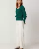 Organic cotton knit sweater DUDEA