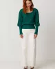 Organic cotton knit sweater DUDEA