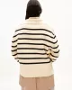 Armedangels - Loose sweater in organic cotton FREJIAAS STRIPES 