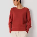 Organic cotton knit sweater IBAR