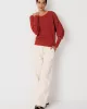 Organic cotton knit sweater GURENDE