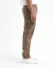 KUYICHI - Pantalon chino taupe en velours côtelé