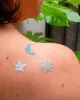 Si Si La Paillette - Tatouages Pailletés avec Pochoirs Réutilisables