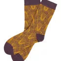 Chaussettes à motifs en coton bio