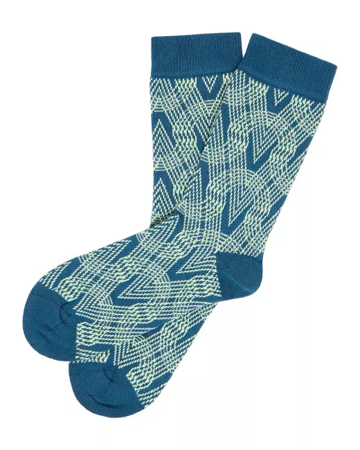 Organic cotton patterned socks