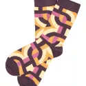 Organic cotton patterned socks