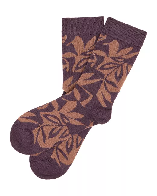 Organic cotton patterned socks