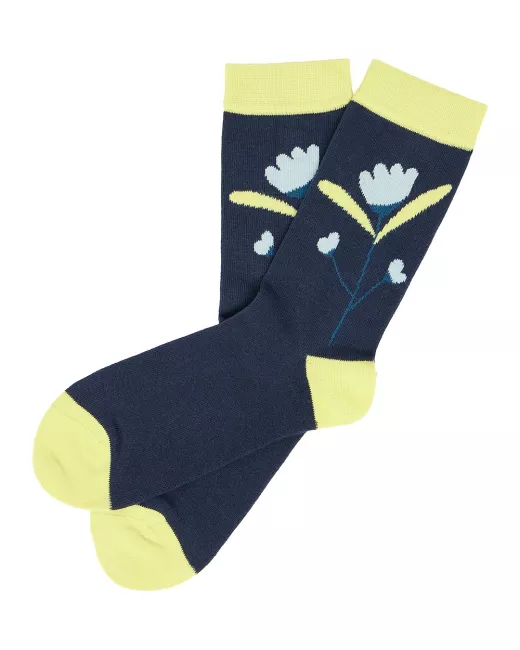 Organic cotton patterned socks