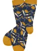 Organic cotton patterned socks