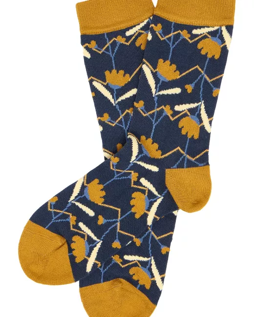 TRANQUILLO - Chaussettes en coton bio à motif