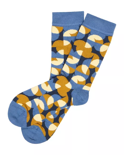 Organic cotton patterned socks