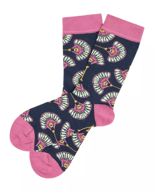 TRANQUILLO - Chaussettes en coton bio à motif