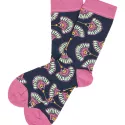 Chaussettes à motifs en coton bio