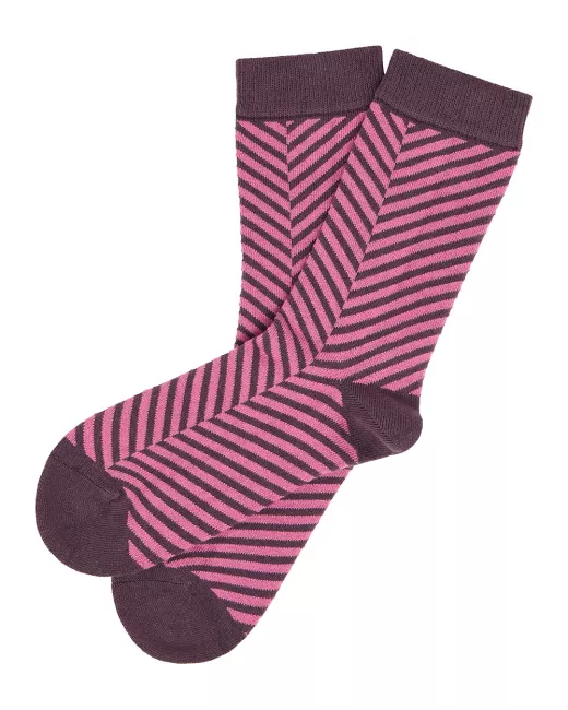 Organic cotton patterned socks