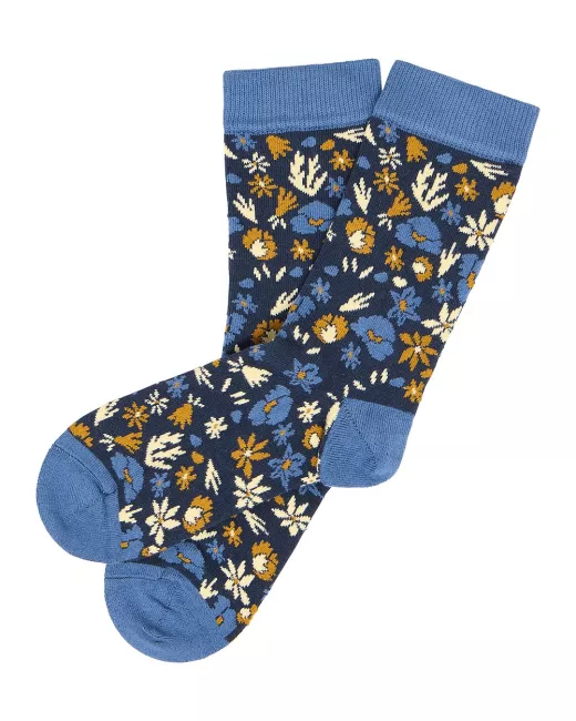 Organic cotton patterned socks