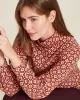 Organic cotton jersey blouse