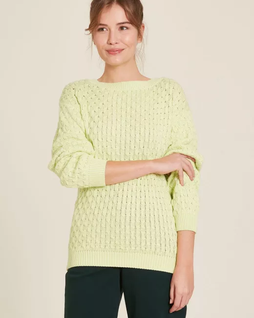 Organic cotton knitted sweater