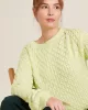 Organic cotton knitted sweater