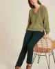 Organic cotton knitted sweater