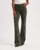 KUYICHI - Jeans flare Lisette en velours vert