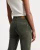 KUYICHI - Jeans flare Lisette en velours vert