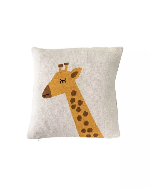 Tranquillo - Coussin GIRAFFE en coton bio