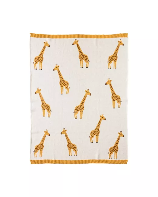 Tranquillo - Couverture GIRAFFE en coton bio