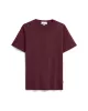 ARMEDANGELS - Red organic cotton T-shirt JAAMES