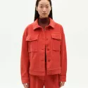 Red corduroy jacket Frans