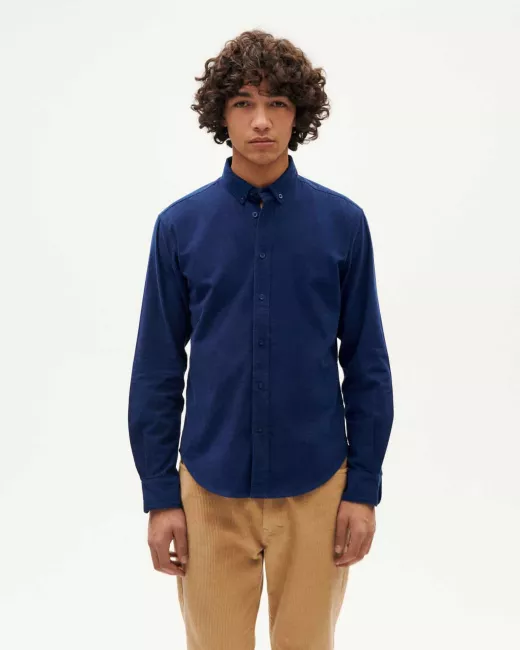 Shirt LINEN INDIGO ANT