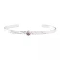 Bracelet Sensitive Quartz Rose Silver