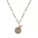 Collier Idol Quartz rose Silver