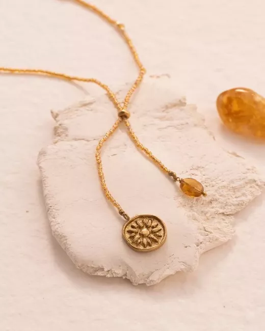 A Beautiful Story - Collier Purpose Citrine Gold