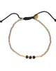 A Beautiful Story - Bracelet Decent Onyx noir Gold