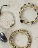 A Beautiful Story - Bracelet Decent Onyx noir Gold