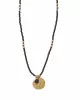 Timeless Black Onyx Gold Colored Necklace