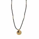 Timeless Zwarte Onyx Goudkleurige Ketting