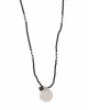 Timeless Zwarte Onyx Zilverkleurige Ketting