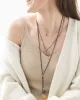 Timeless Moonstone Gold Colored Necklace