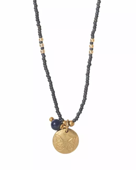 A Beautiful Story - Collier Timeless Lapis Lazuli Gold