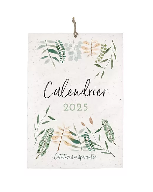 Growingpaper - Calendrier à planter 2025 Nature